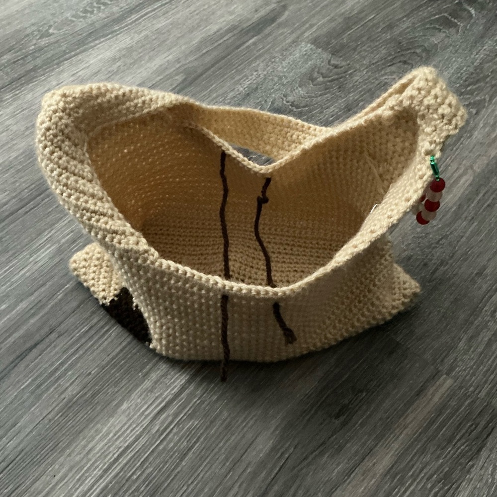 🧶 Handmade Crochet Shoulder Bag with Star Design - Picture 4 of 6